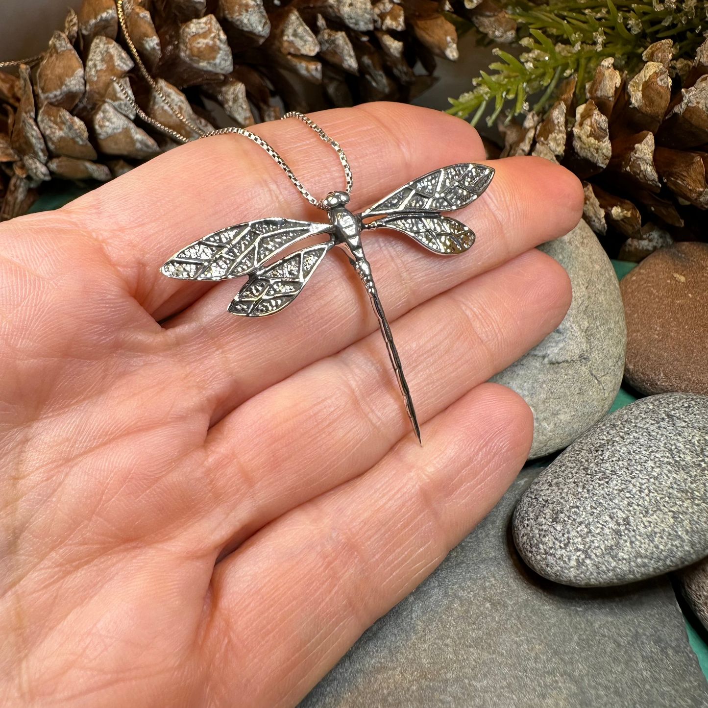 Realistic Dragonfly Necklace
