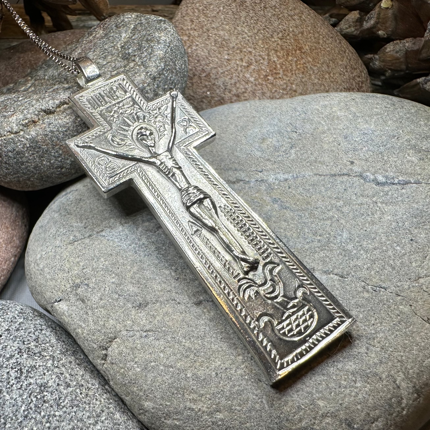 Artisan Irish Penal Crucifix Cross Necklace - Made in Ireland