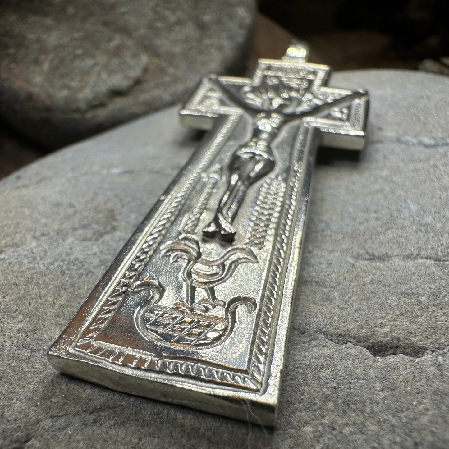 Artisan Irish Penal Crucifix Cross Necklace - Made in Ireland