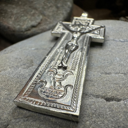 Artisan Irish Penal Crucifix Cross Necklace - Made in Ireland