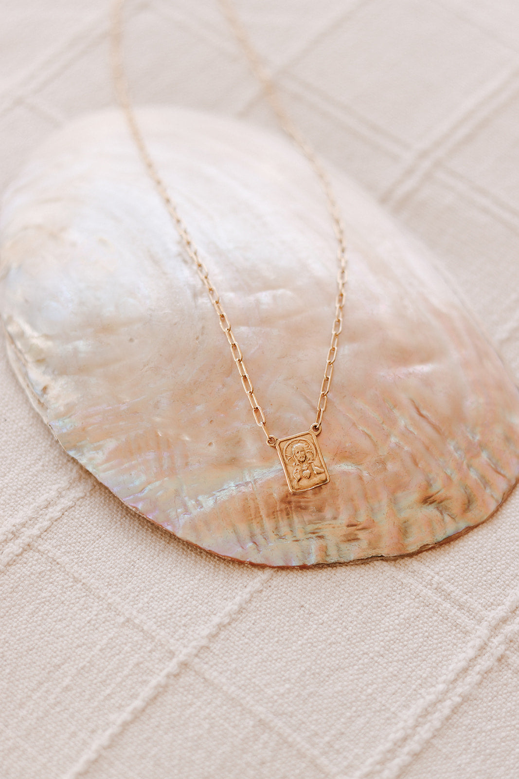 Paperclip Scapular - Gold Vermeil