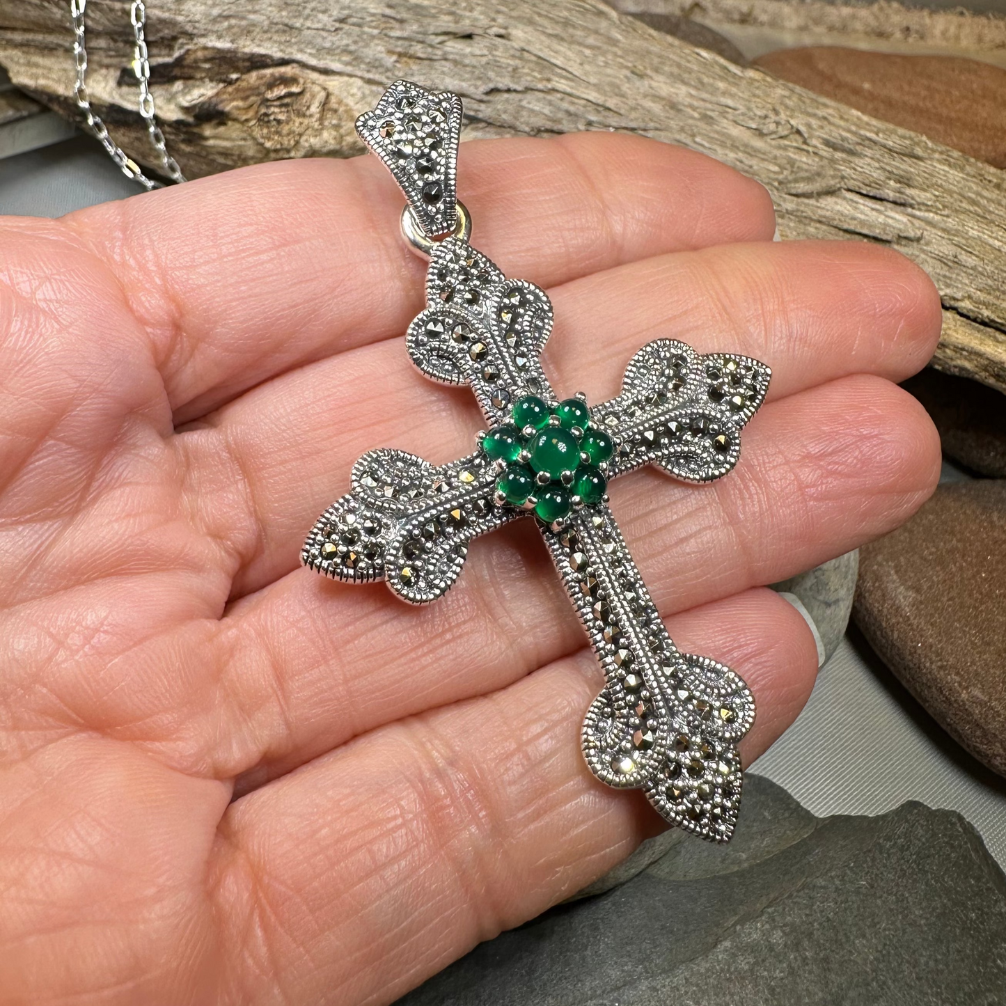 Fineen Medieval Celtic Cross Necklace