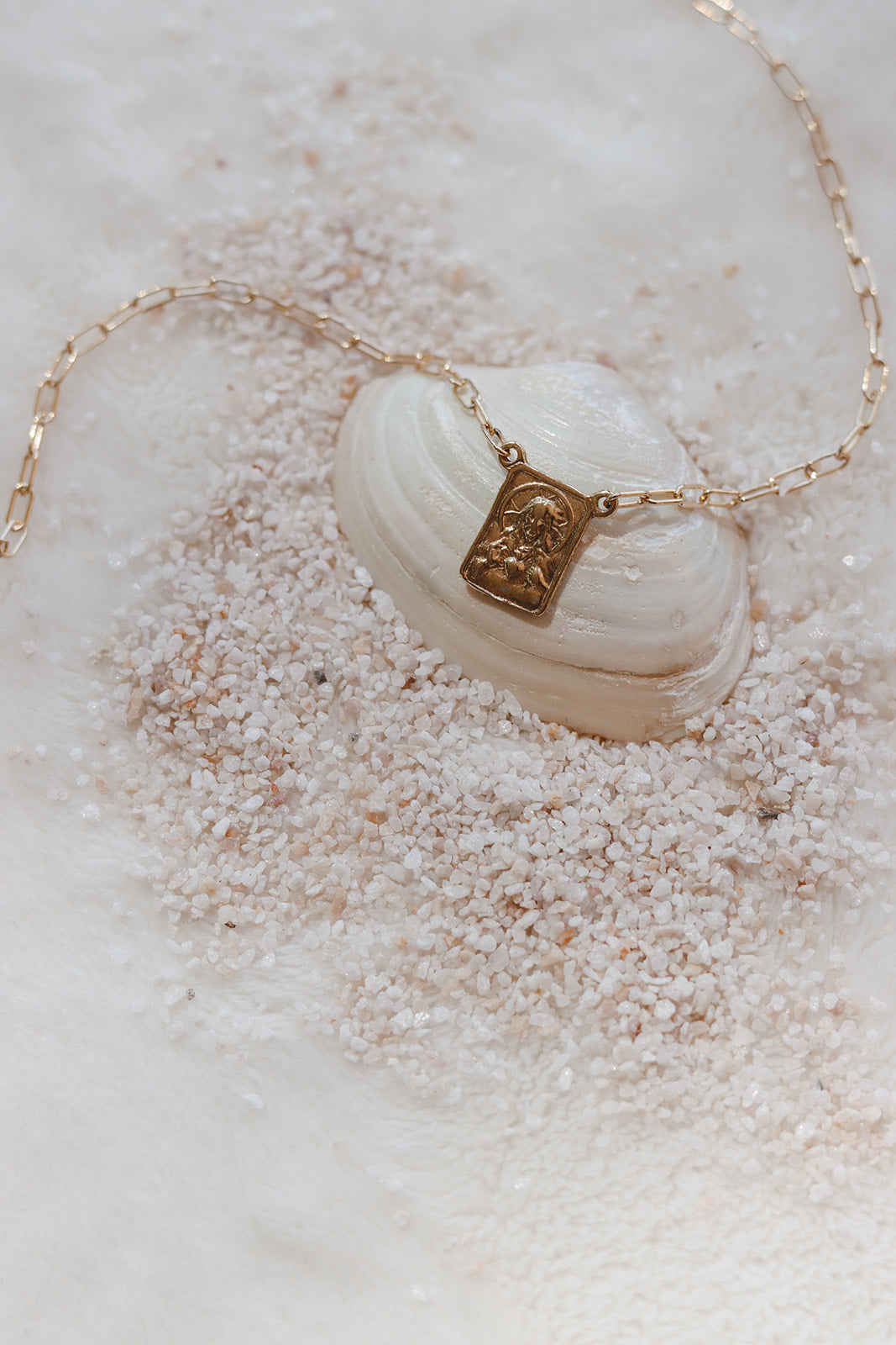 Paperclip Scapular - Gold Vermeil