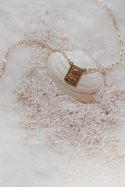 Paperclip Scapular - Gold Vermeil