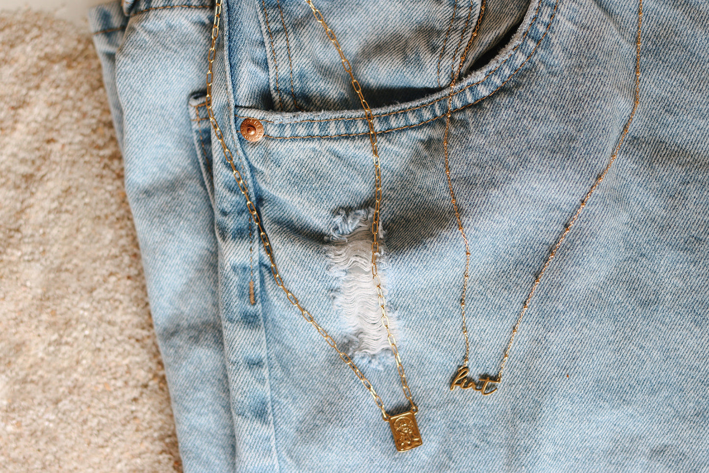 Paperclip Scapular - Gold Vermeil