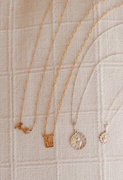 Paperclip Scapular - Gold Vermeil