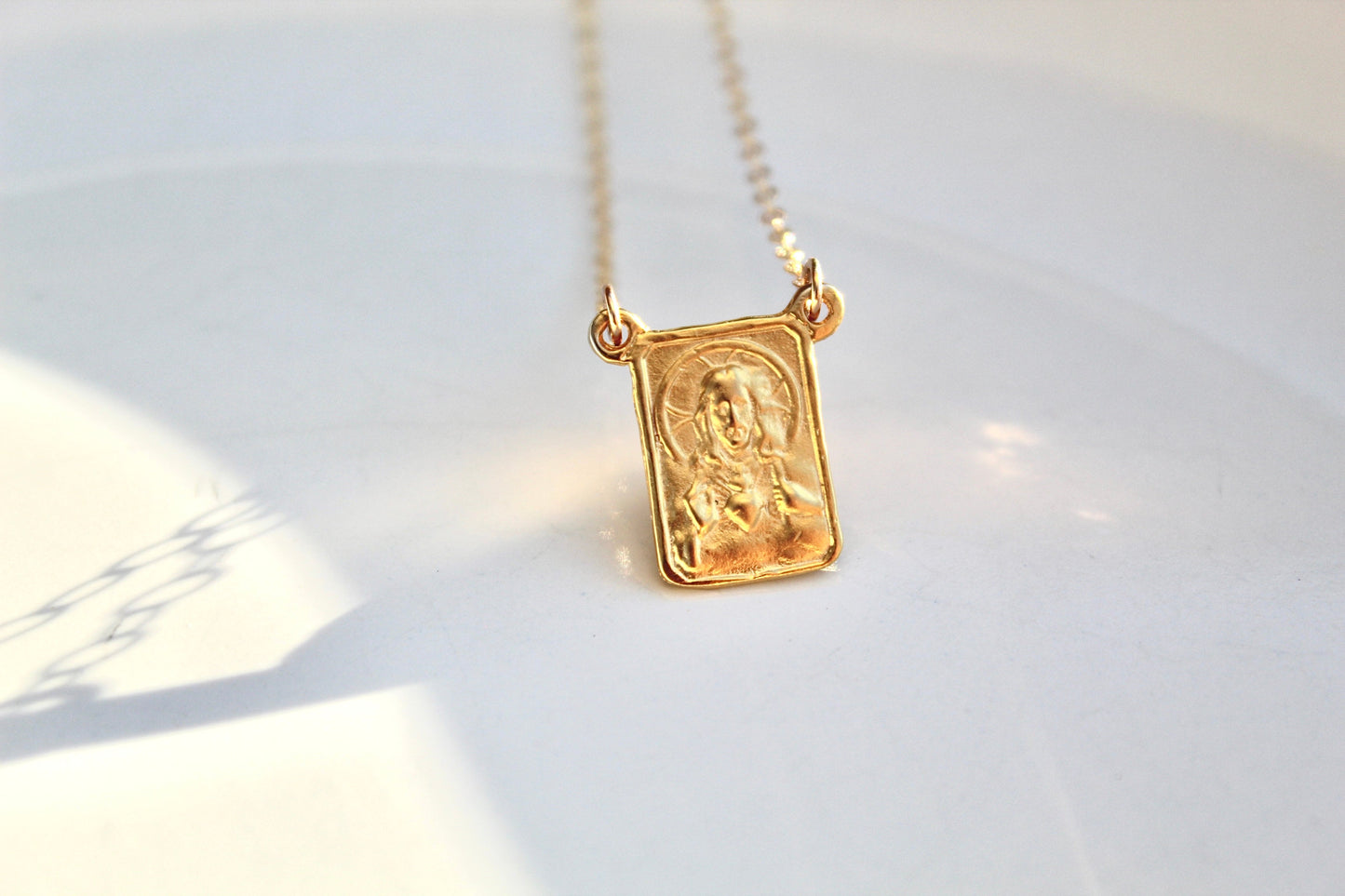 Scapular Necklace - Gold Vermeil