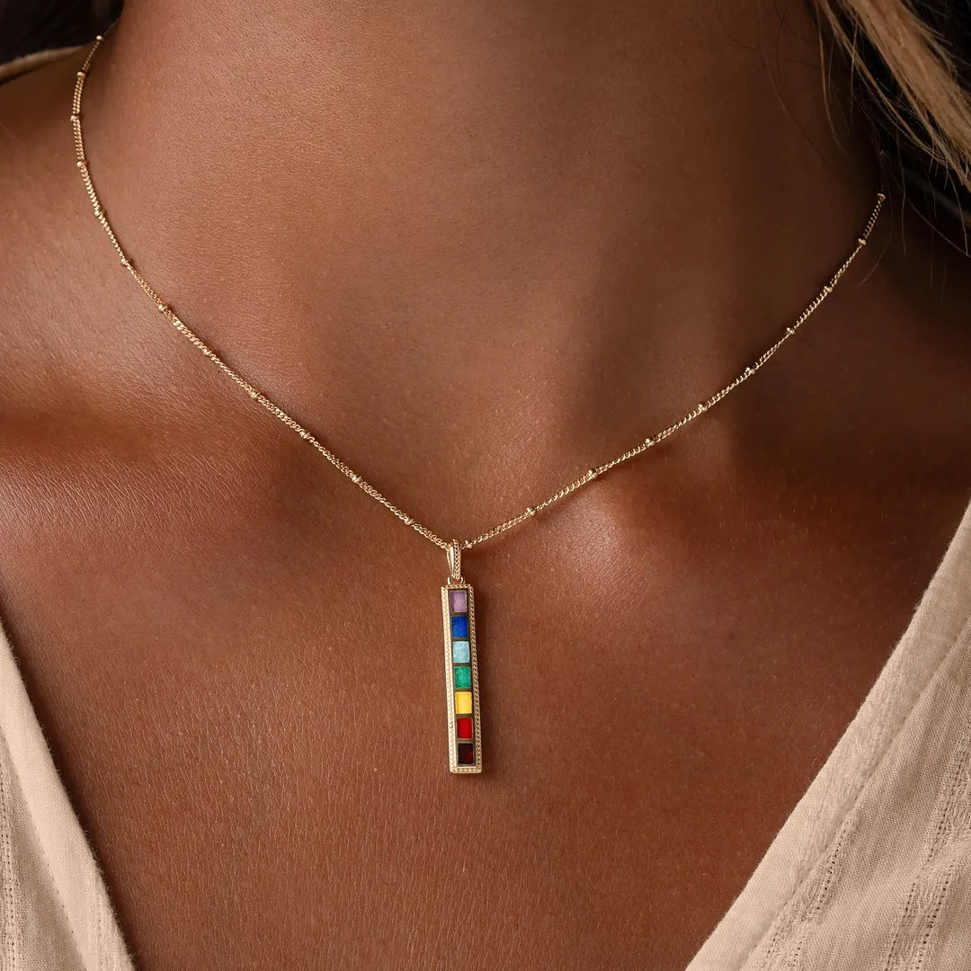 Sacred Flow – Seven Chakra Energy Necklace