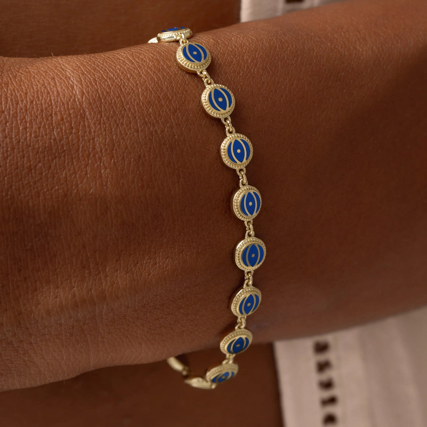 Celestial Insight Lapis Evil Eye Bracelet