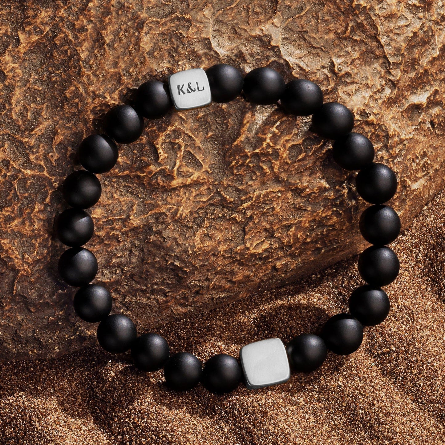 Abundant Positivity - Onyx Malachite Bracelet