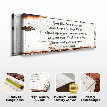 May The Lord Bless and Keep You - Numbers 6:24-26 - Wall Art
