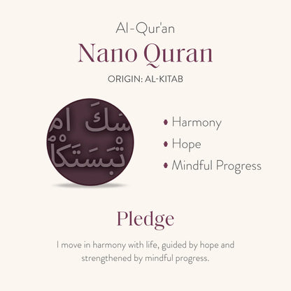 Crescent and Star Quran Nano Chip Necklace