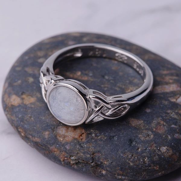 Celtic Mother™ Moonstone Ring