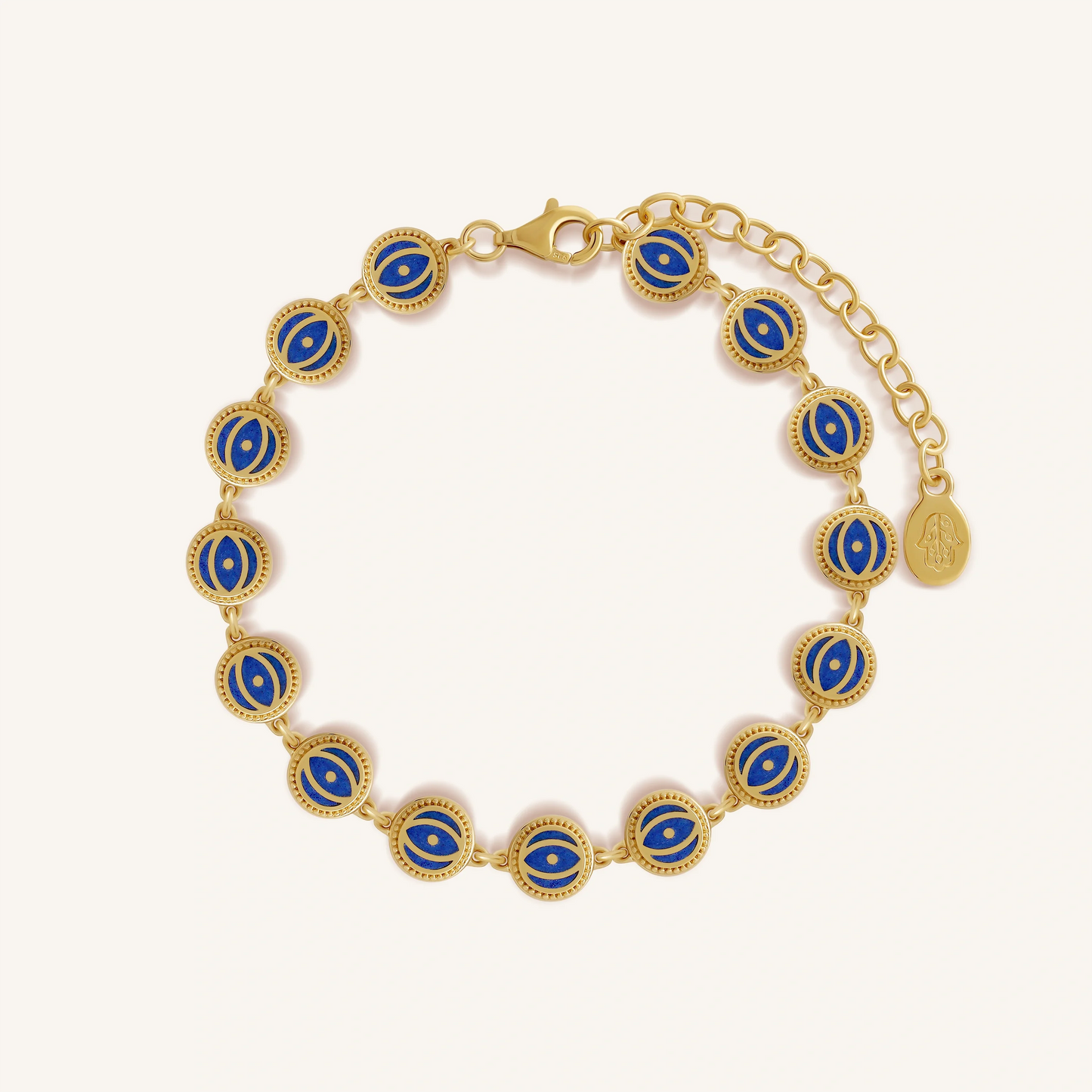 Celestial Insight Lapis Evil Eye Bracelet