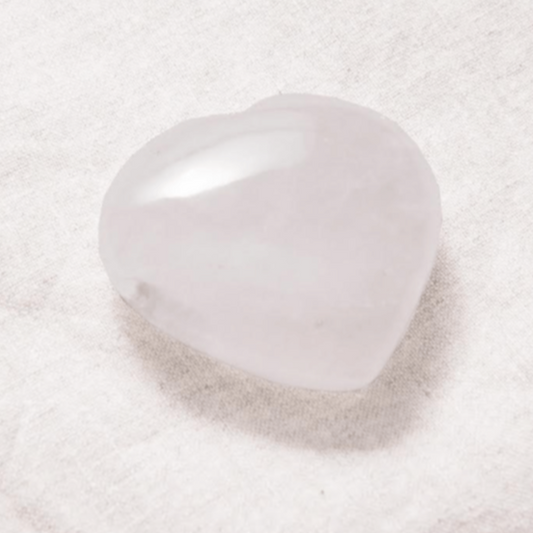 Crystal Quartz Heart