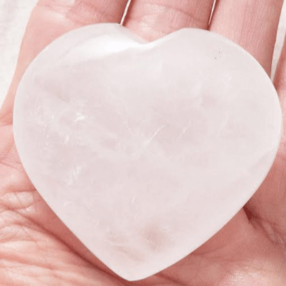 Crystal Quartz Heart