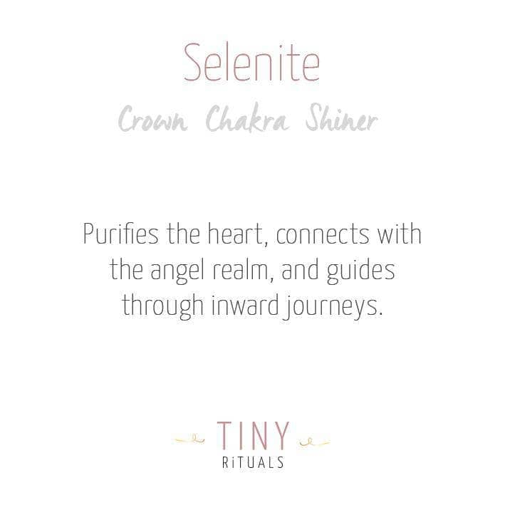 Selenite Heart