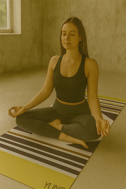 Yoga Mat | 6mm Thick | Green | Non-Slip | Eco Friendly | Yune Yoga | Gemini
