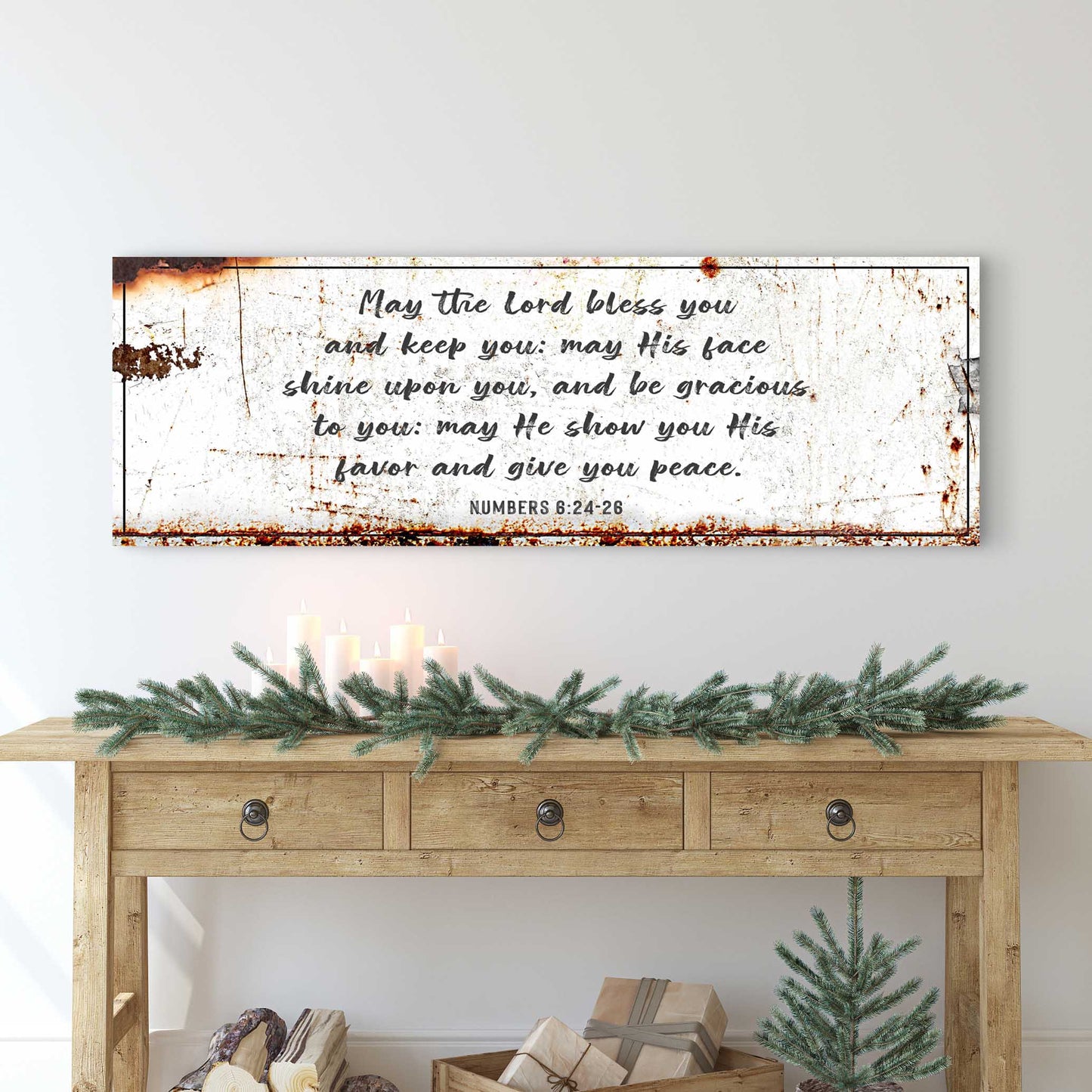 May The Lord Bless and Keep You - Numbers 6:24-26 - Wall Art