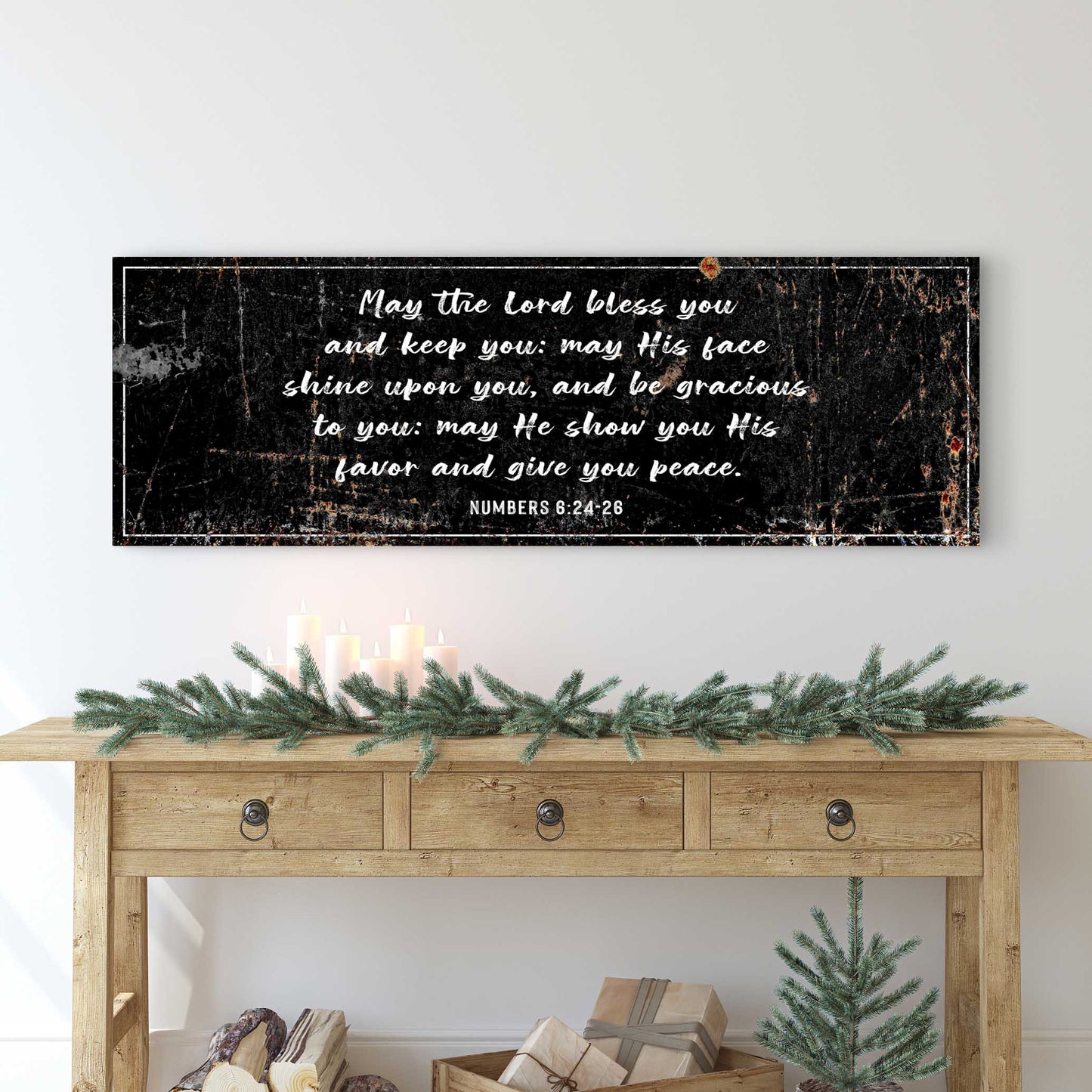 May The Lord Bless and Keep You - Numbers 6:24-26 - Wall Art