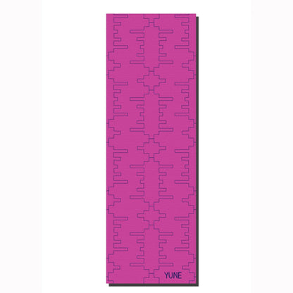 Rosy Flow Pro — TE52 6mm Cushioned Yoga Mat