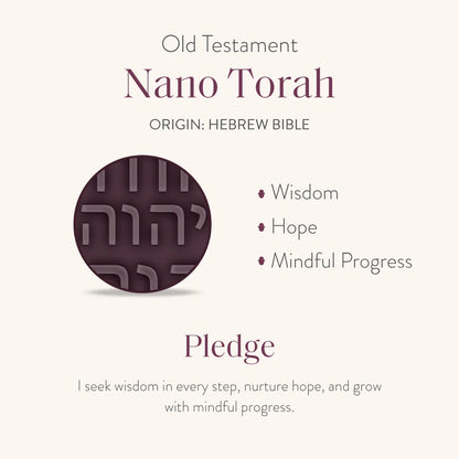 Prism of Faith 12 Tribes Gem Torah Nano Chip Necklace - Entire Hebrew Bible (Torah)