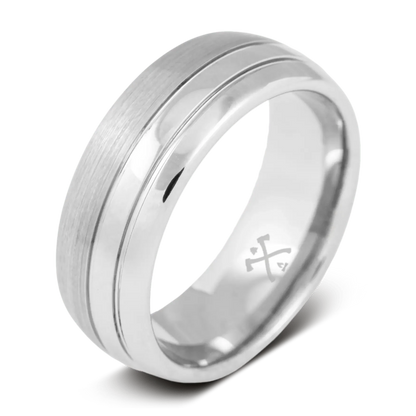 The Aviator - Men's Ring / Wedding Band - Tungsten