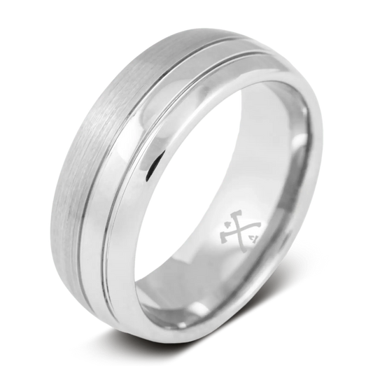 The Aviator - Men's Ring / Wedding Band - Tungsten