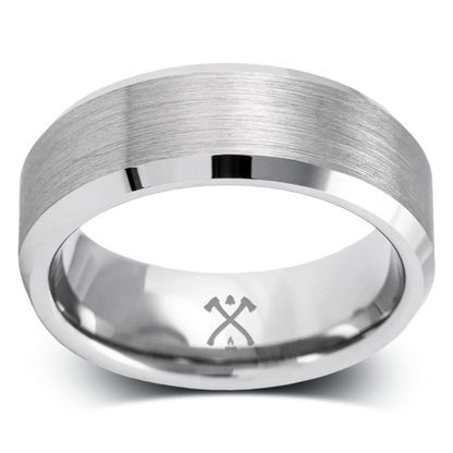 The Savant - Men's Ring / Wedding Band - Tungsten