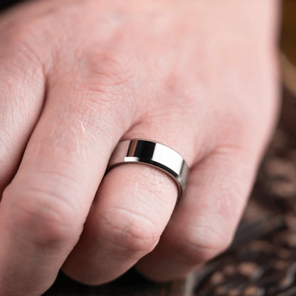 The Savant - Men's Ring / Wedding Band - Tungsten