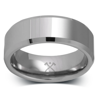 The Savant - Men's Ring / Wedding Band - Tungsten
