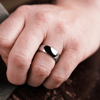 The Scholar - Men's Ring / Wedding Band - Tungsten