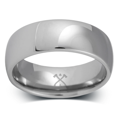 The Scholar - Men's Ring / Wedding Band - Tungsten