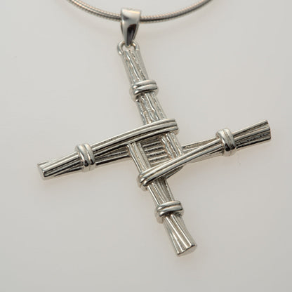 St. Brigid's Cross™ 18K White Gold Pendant