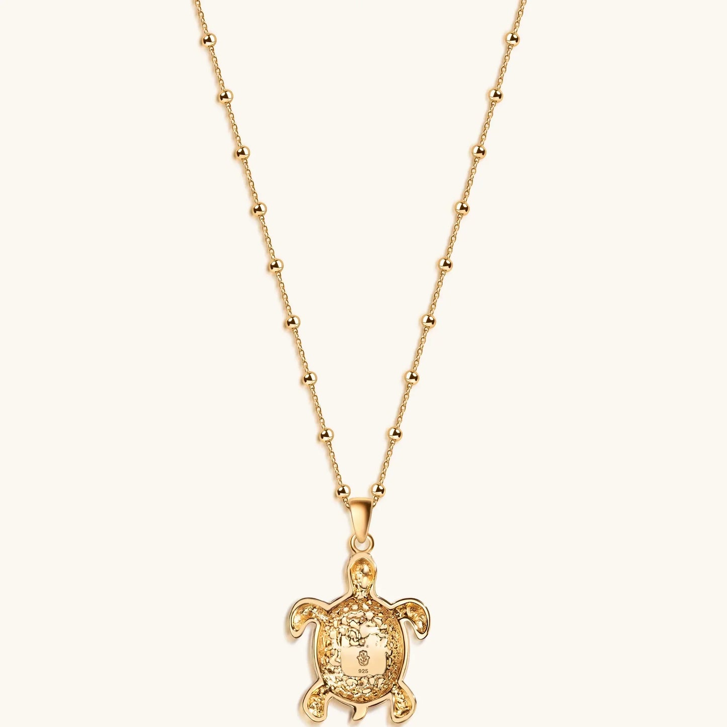 Intuitive Wisdom Multi Symbol Chakra Turtle Necklace