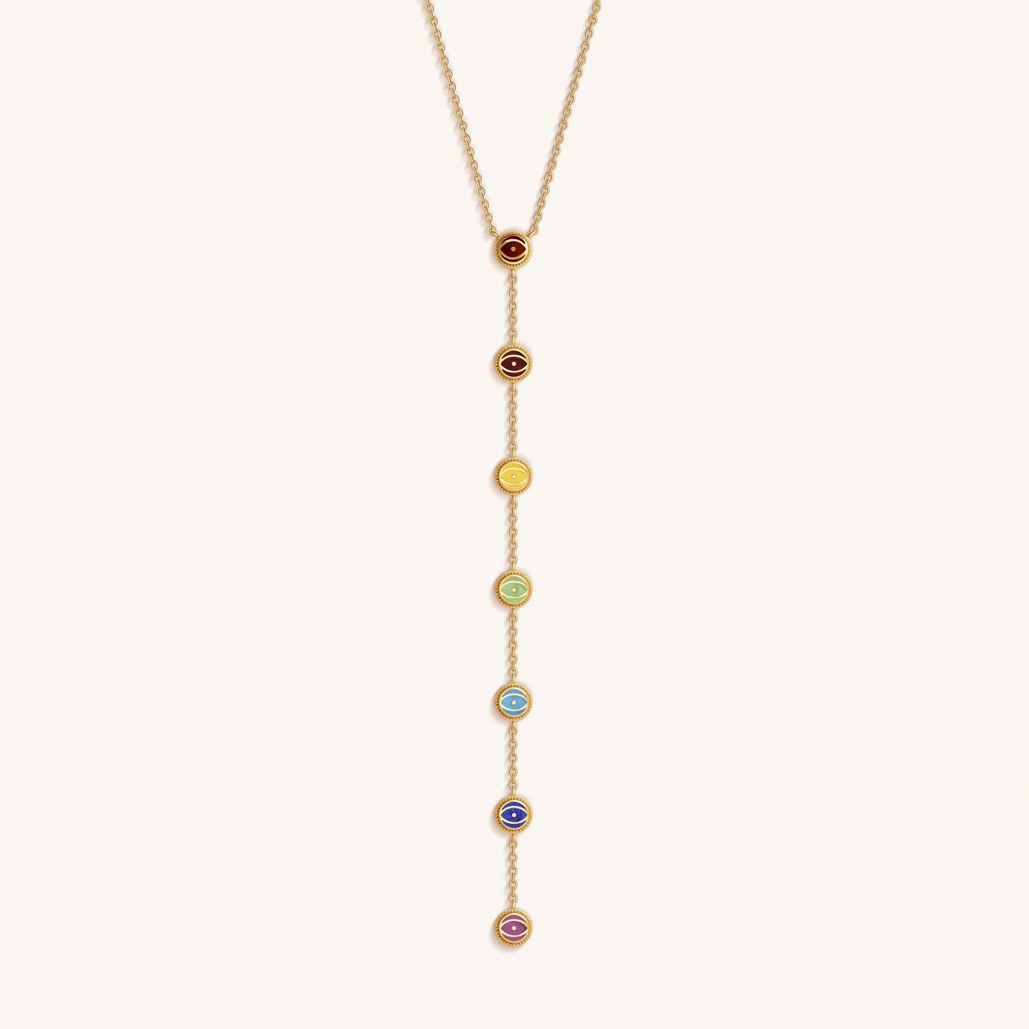 Ethereal Balance – Seven Chakra Harmony Necklace