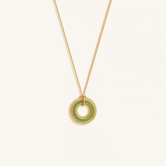 Circle of Harmony Jade Karma Necklace