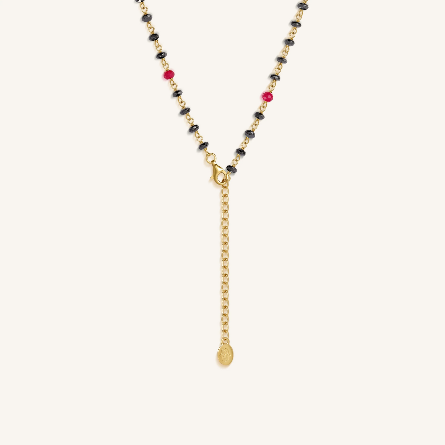 Inner Light Hamsa Gold Necklace
