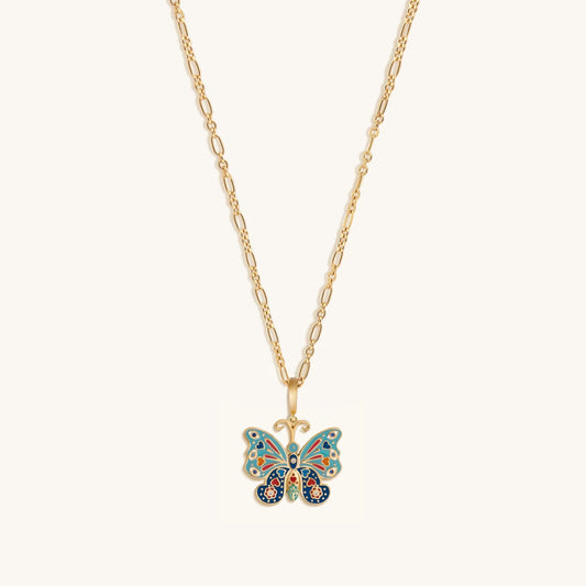 LIMITED EDITION: Vibrant Awakening Butterfly Charm Necklace