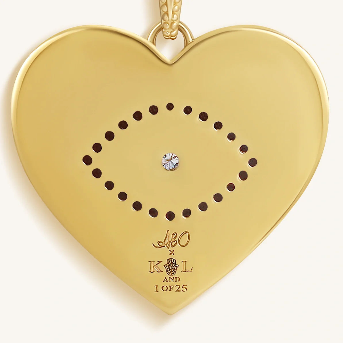 Ethereal Bloom Heart Charm Necklace