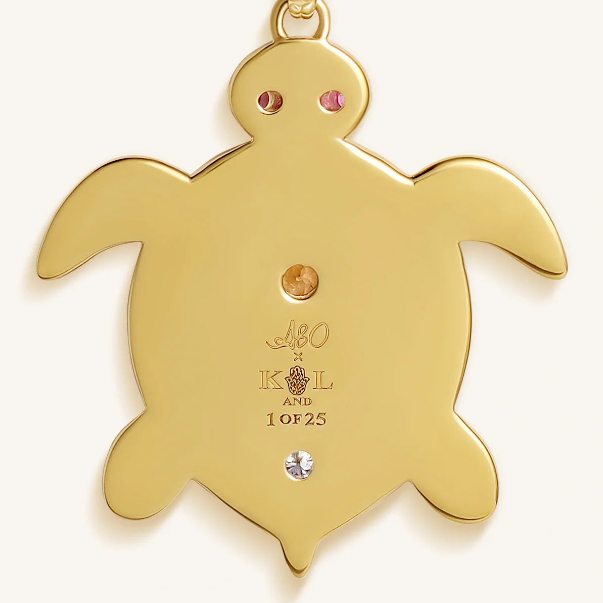 Ocean Tranquility Turtle Charm Necklace