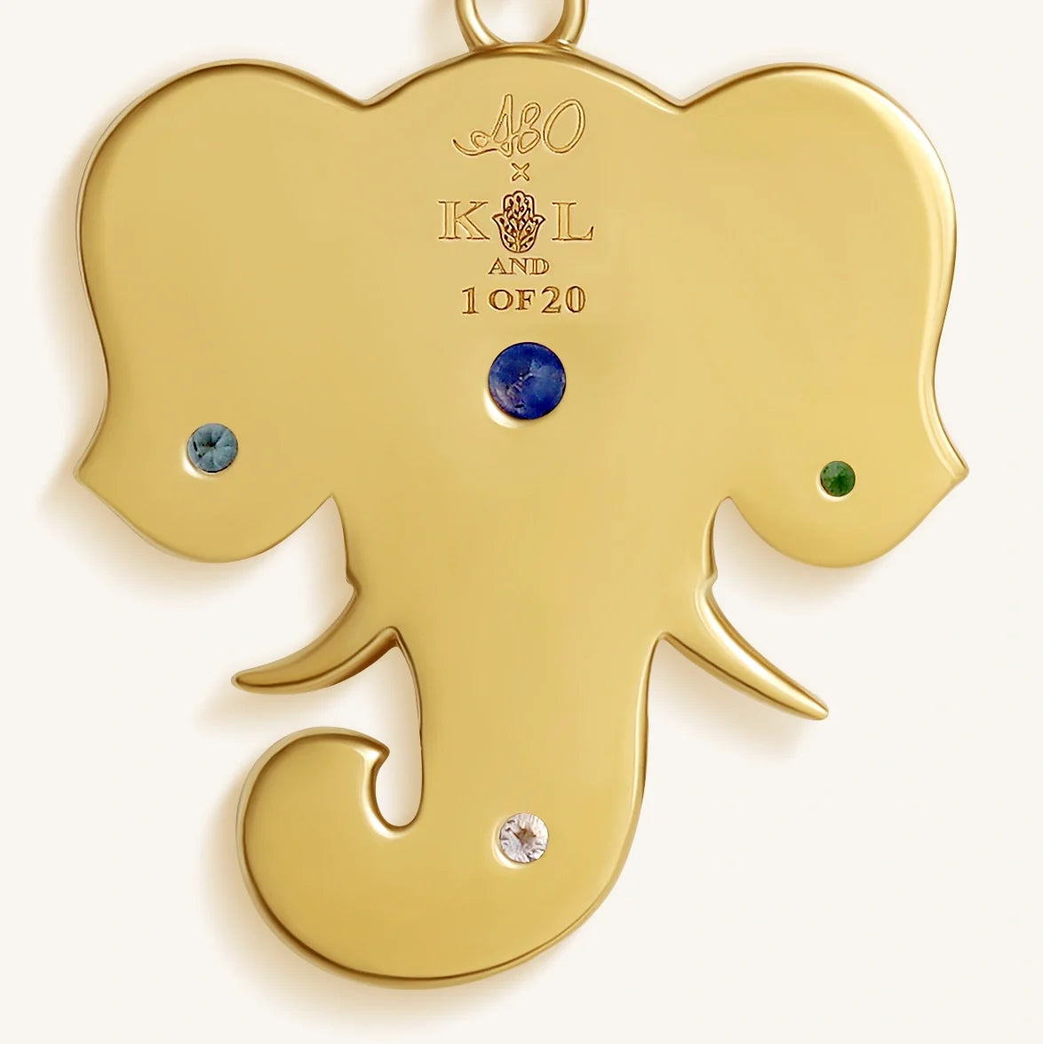 Regal Harmony Elephant Multi-Gemstone Necklace