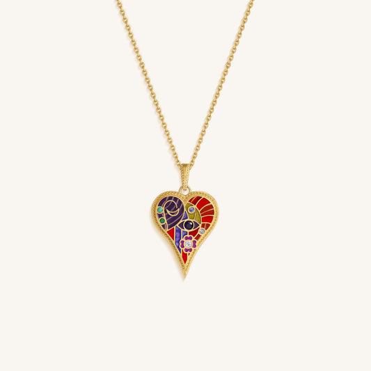 Verdant Grace Multi-Gemstone Necklace