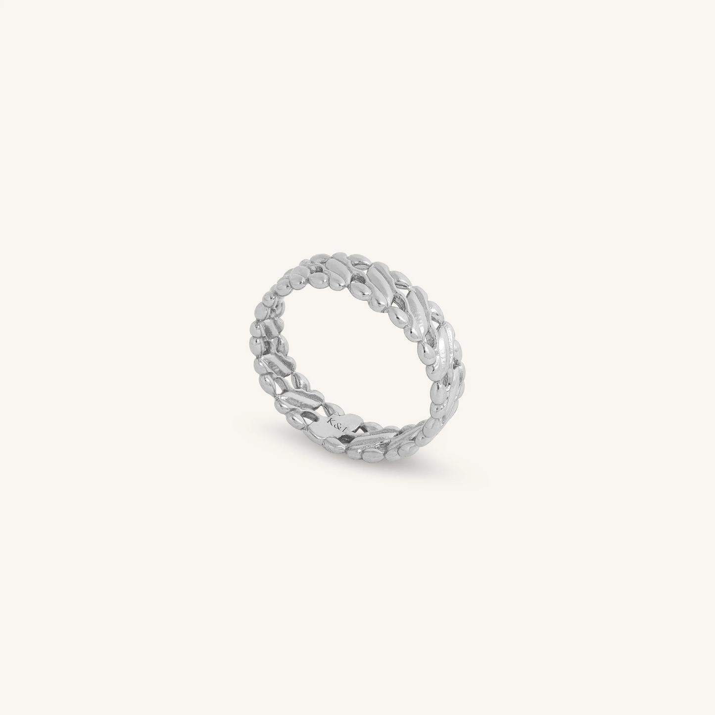 Flowing Harmony Sterling Silver Band Ring