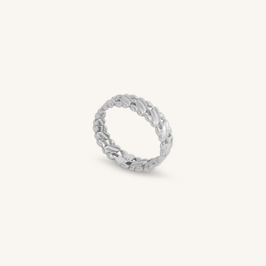 Flowing Harmony Sterling Silver Band Ring