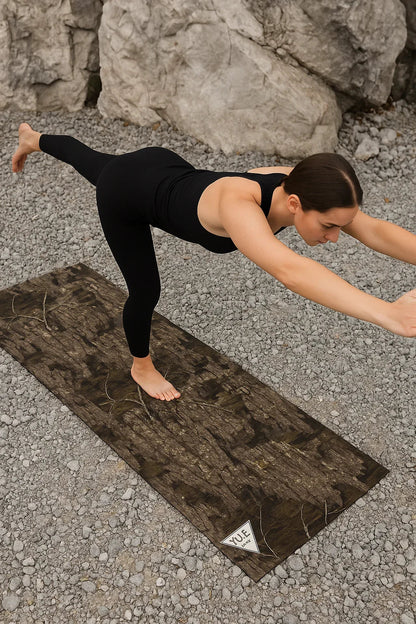 Realtree x Yune Yoga Timber Camo Yoga Mat – Eco-Friendly, Non-Slip 6mm PER Mat for All Levels