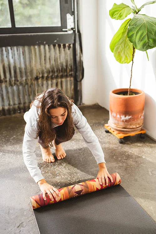 Tiger Stripe Non-Toxic Yoga Mat – Bold Design, Earth-Friendly | Yune