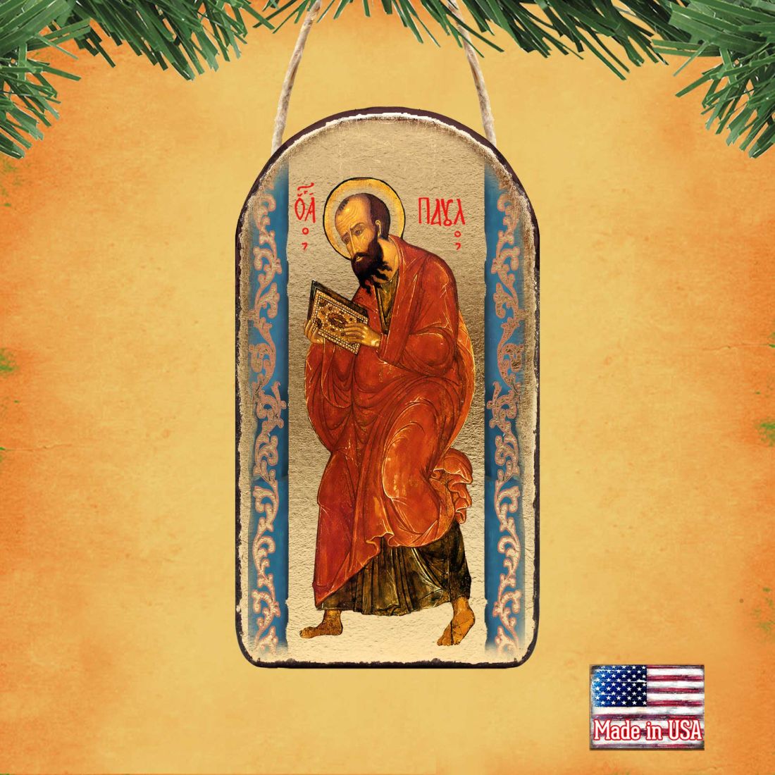 Saint Paul Sacred Icon Ornament