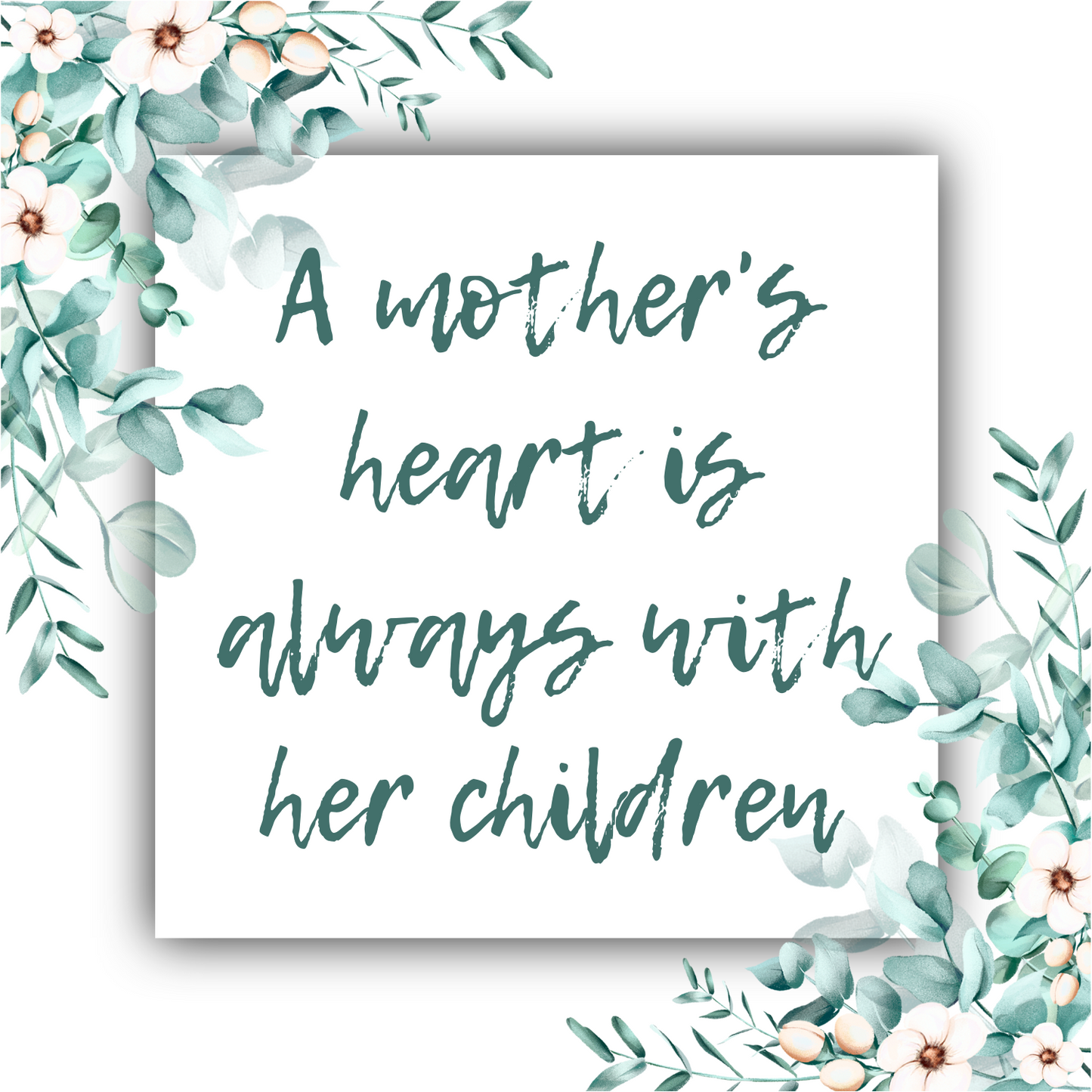 A Mother's Heart Is Always With Her Children - Necklace