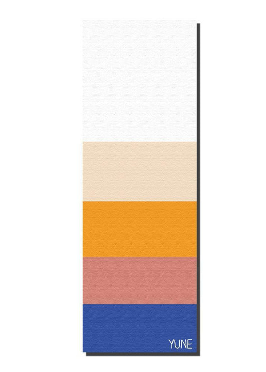 Yoga Mat | 6mm Thick | Striped | Non-Slip | Eco Friendly | Yune Yoga | Bondi